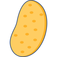 batata ilustração isolado transparente fundo png