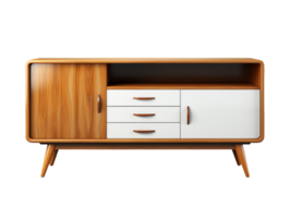 mueble de madera gabinete aislado png