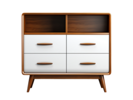 mueble de madera gabinete aislado png