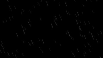 Rain Overlay VFX falling effect and splash, Rain animation 4K Resolution video