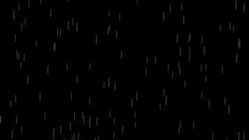 pluie recouvrir vfx chute effet et éclaboussure, pluie animation 4k résolution video