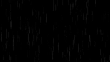 Rain Overlay VFX falling effect and splash, Rain animation 4K Resolution video