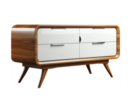 mueble de madera gabinete aislado png