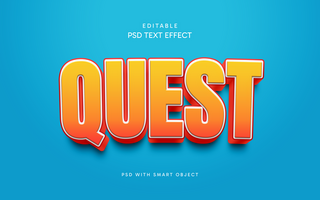 busca 3d texto estilo efeito psd