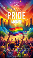 The poster is designed to convey a sense of unity and celebration psd