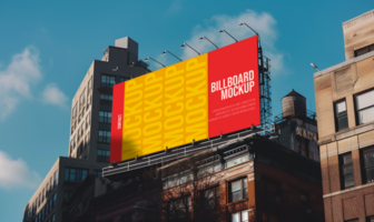 Billboard-Modell für den Außenbereich psd
