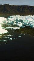 global warming effect on glacier melting in Norway video