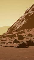 red Planet Mars like landscape video