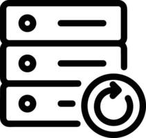 Storage data icon symbol image for database illustration vector