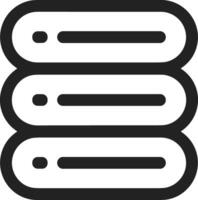 Storage data icon symbol image for database illustration vector