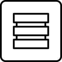 Storage data icon symbol image for database illustration vector