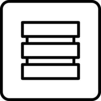 Storage data icon symbol image for database illustration vector