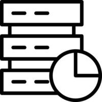 Storage data icon symbol image for database illustration vector