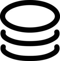 Storage data icon symbol image for database illustration vector