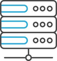 Storage data icon symbol image for database illustration vector