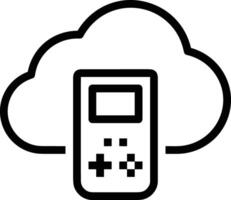 Storage data icon symbol image for database illustration vector