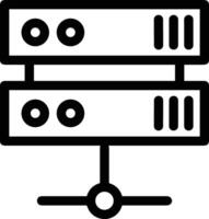 Storage data icon symbol image for database illustration vector