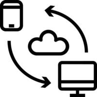 Storage data icon symbol image for database illustration vector