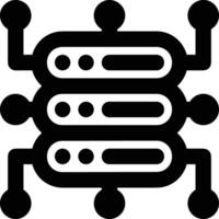 Storage data icon symbol image for database illustration vector