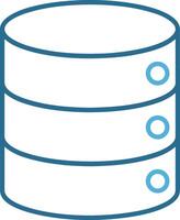 Storage data icon symbol image for database illustration vector