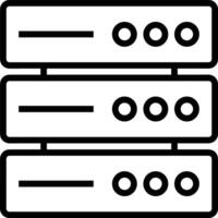Storage data icon symbol image for database illustration vector
