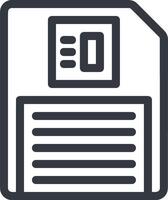 Storage data icon symbol image for database illustration vector