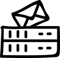 Storage data icon symbol image for database illustration vector