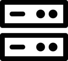 Storage data icon symbol image for database illustration vector
