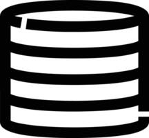 Storage data icon symbol image for database illustration vector