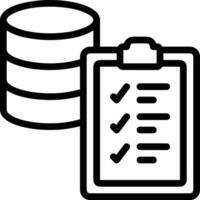 Storage data icon symbol image for database illustration vector