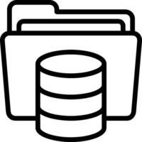 Storage data icon symbol image for database illustration vector