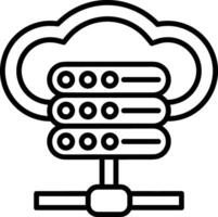 Storage data icon symbol image for database illustration vector