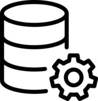 Storage data icon symbol image for database illustration vector