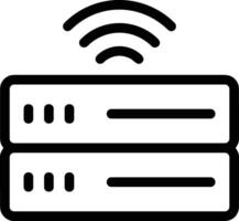 Storage data icon symbol image for database illustration vector