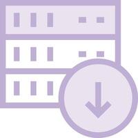 Storage data icon symbol image for database illustration vector