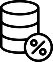 Storage data icon symbol image for database illustration vector