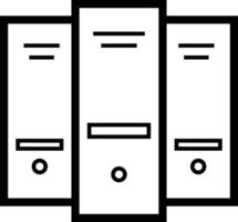 Storage data icon symbol image for database illustration vector