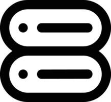 Storage data icon symbol image for database illustration vector