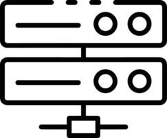 almacenamiento datos icono símbolo imagen para base de datos ilustración vector