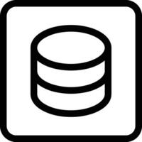 Storage data icon symbol image for database illustration vector