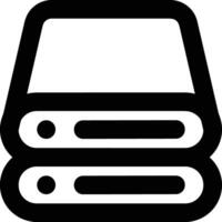 Storage data icon symbol image for database illustration vector