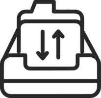 Storage data icon symbol image for database illustration vector