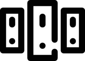 Storage data icon symbol image for database illustration vector