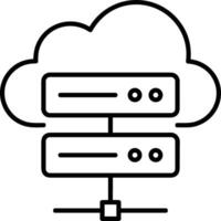 Storage data icon symbol image for database illustration vector