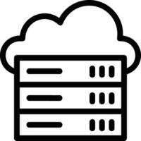 Storage data icon symbol image for database illustration vector