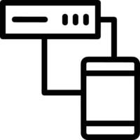 Storage data icon symbol image for database illustration vector