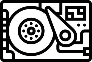 Storage data icon symbol image for database illustration vector