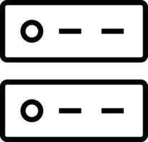 Storage data icon symbol image for database illustration vector