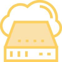 Storage data icon symbol image for database illustration vector