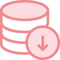 Storage data icon symbol image for database illustration vector